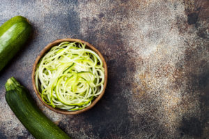Spiralized Zucchini & Shitake Mushroom Alfredo Recipe